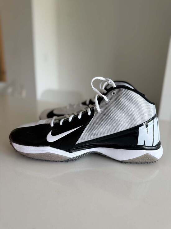 Nike Vapor Pro 3/4 Destroyer Turf Football Shoes - White/Black (527878-100) main image 7
